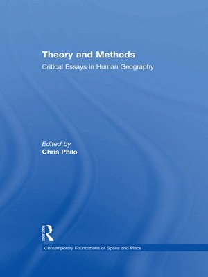 cover image of Theory and Methods